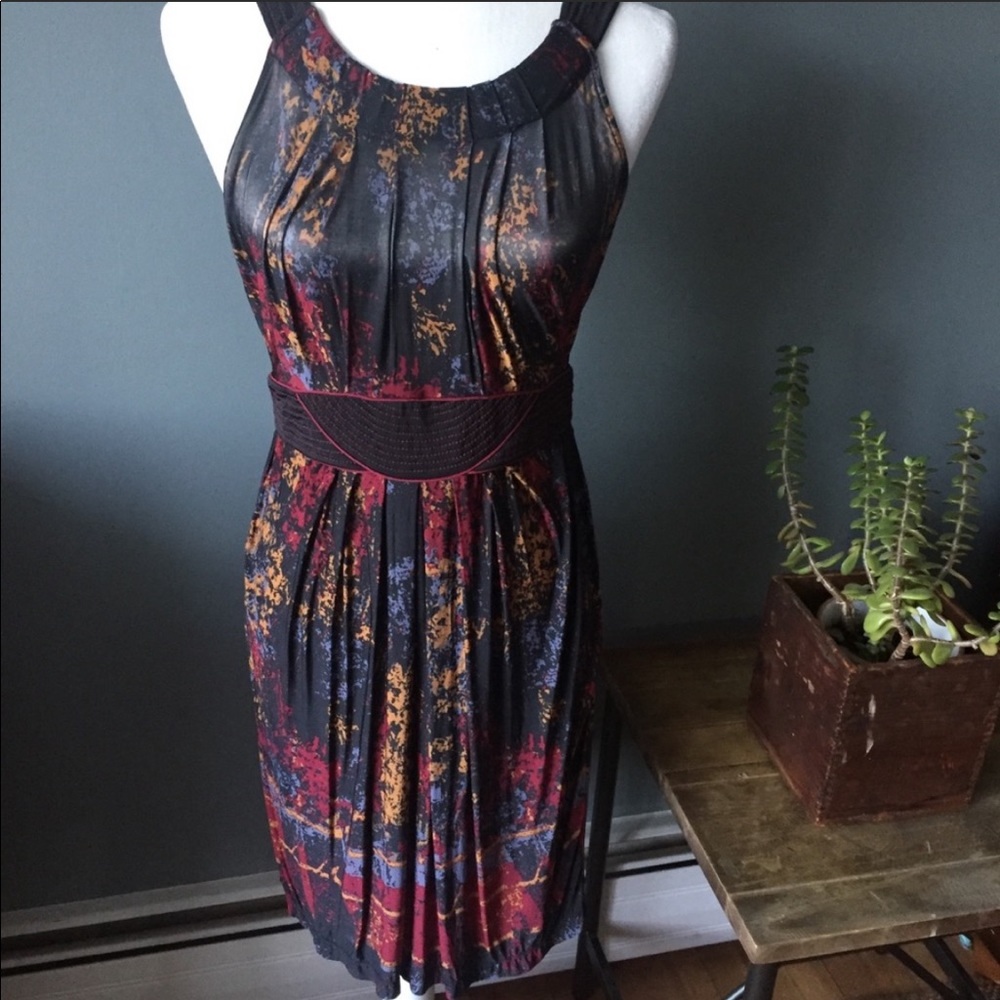 BCBGMaxAzria paint splatter dress